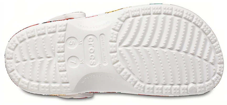 Crocs 贝雅克骆格 沙滩洞洞凉鞋 白色 花卉 Purchase Crocs 贝雅克骆格 沙滩洞洞凉鞋 白色 花卉