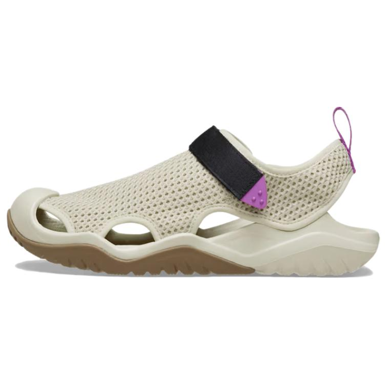 Crocs Beige Water Shoes - Casual, Slip-Resistant, Quick-Dry, Breathable. 211095-0LJ