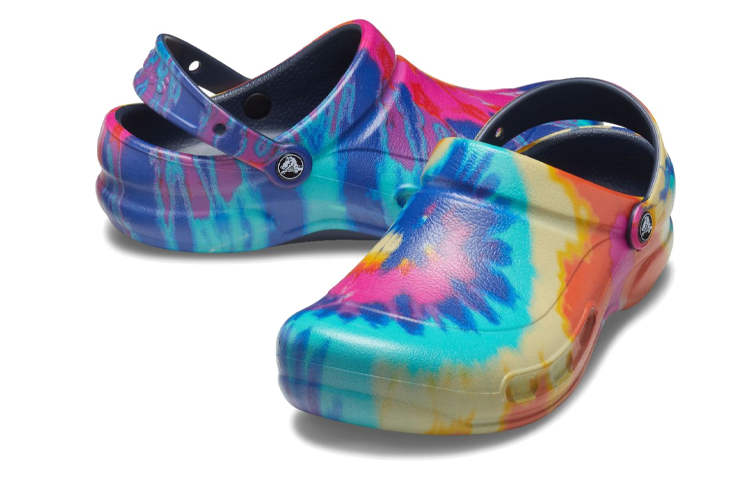 Shop Crocs Bistro Zueco Tie Dye Colorido 204044-410