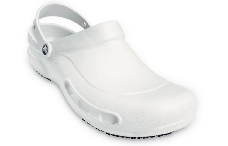 Lookbook Sandal Crocs Bistro Clog Putih 10075-100