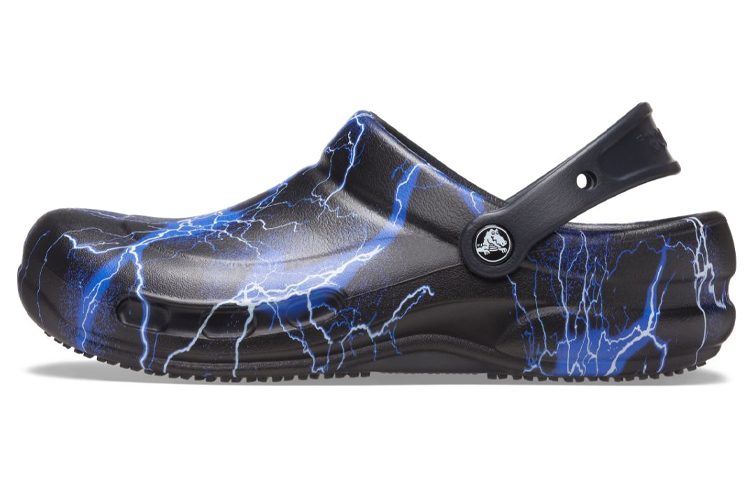 Crocs Bistro Clogs 'Black Lightning Bolts' 204044-0GZ