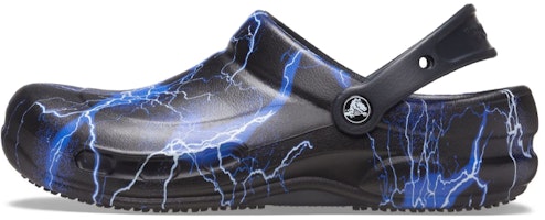 Crocs Bistro Clogs 'Black Lightning Bolts' 204044-0GZ Crocs Bistro Clogs 'Black Lightning Bolts' 204044-0GZ