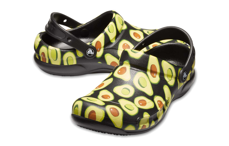 Shop Crocs Bistro Graphic Clog 'Avocado Pattern' 204044-09W