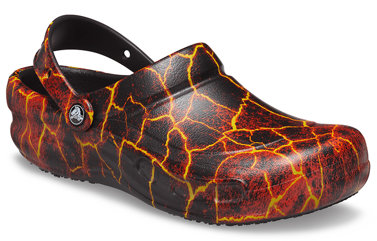 Lookbook Crocs Bistro Graphic Klomp ''Zwart Rood'' 204044-0X9