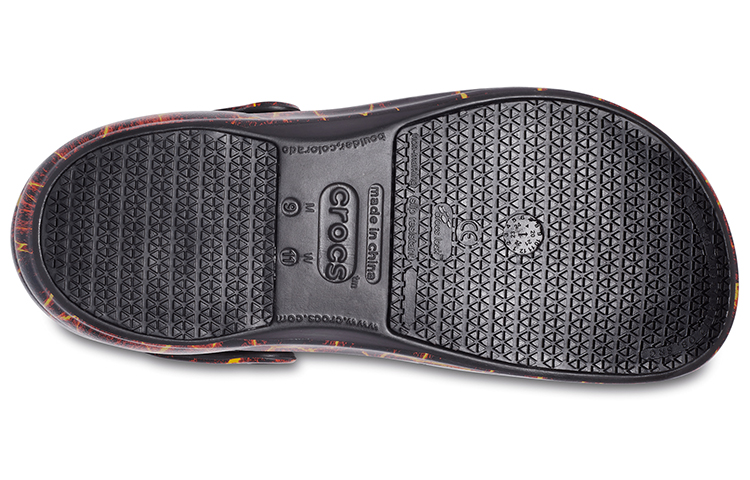 Sizing Crocs Bistro Graphic Klomp ''Zwart Rood'' 204044-0X9