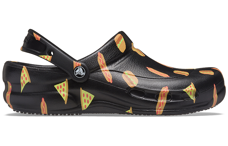 Order Sandal Crocs Bistro Grafis Hitam Kasual Stylish 204044-0FN