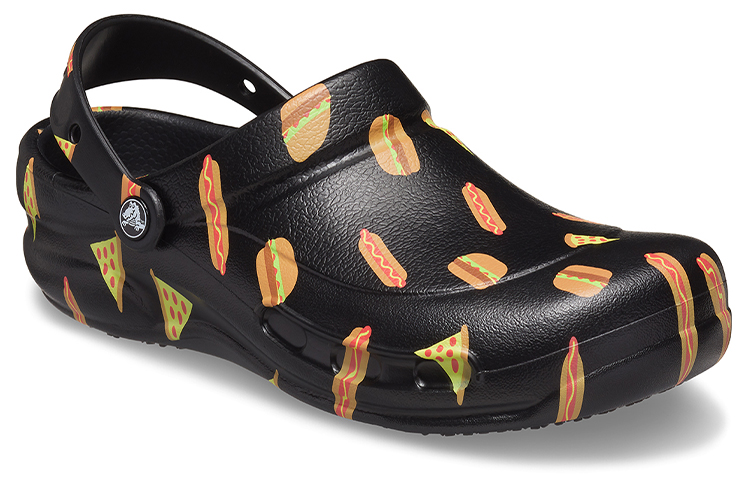 Lookbook Sandal Crocs Bistro Grafis Hitam Kasual Stylish 204044-0FN