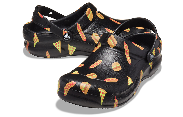 Shop Sandal Crocs Bistro Grafis Hitam Kasual Stylish 204044-0FN