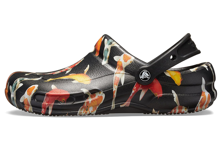 Crocs Bistro Graphic Clogs 'Black Multi' 204044-0S3