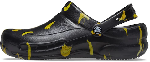 Crocs Bistro Graphic Clogs 'Black Yellow' 204044-064 Crocs Bistro Graphic Clogs 'Black Yellow' 204044-064
