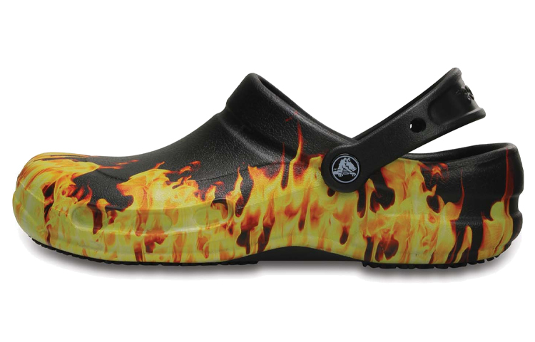 Crocs Bistro Graphic Clogs 'Yellow Black' 204044-001