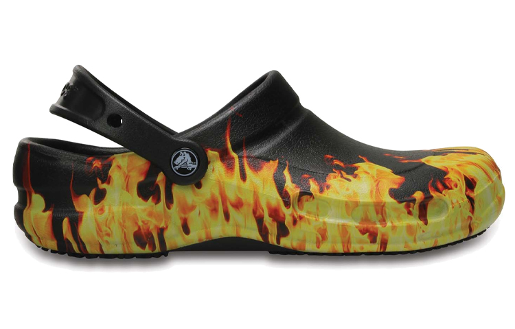 Order Crocs Bistro Graphic Clogs 'Yellow Black' 204044-001