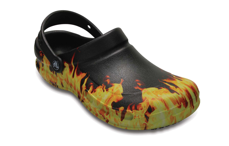 Lookbook Crocs Bistro Graphic Clogs 'Yellow Black' 204044-001