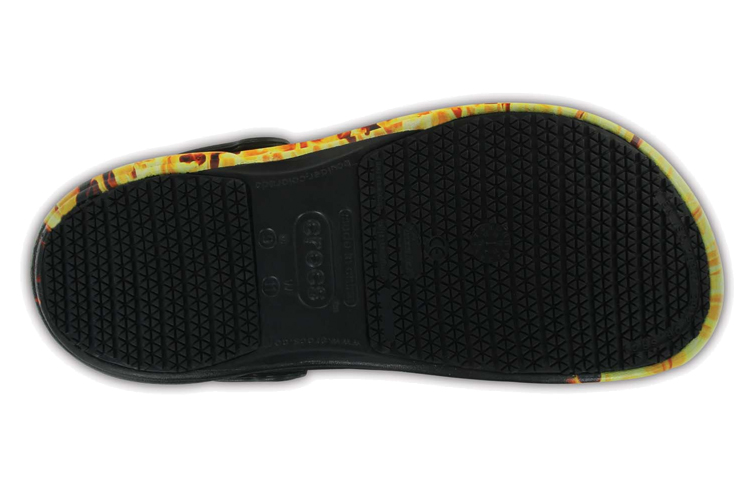 Details for Crocs Bistro Graphic Clogs 'Yellow Black' 204044-001