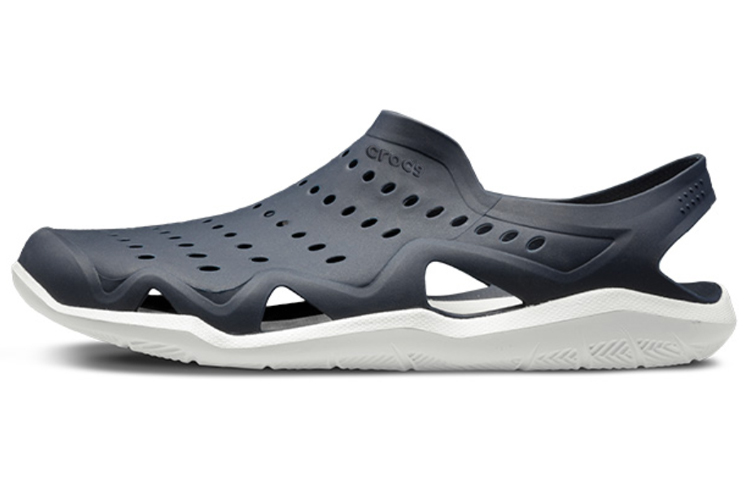 Crocs Black White Sandals 203963-462