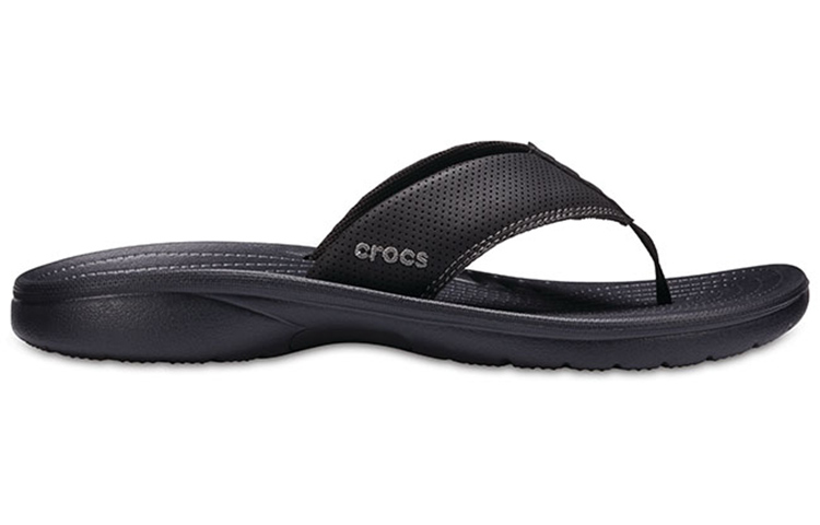 Order Crocs Bogota Flip 'Kasual Hitam Ringkas' 204971-060