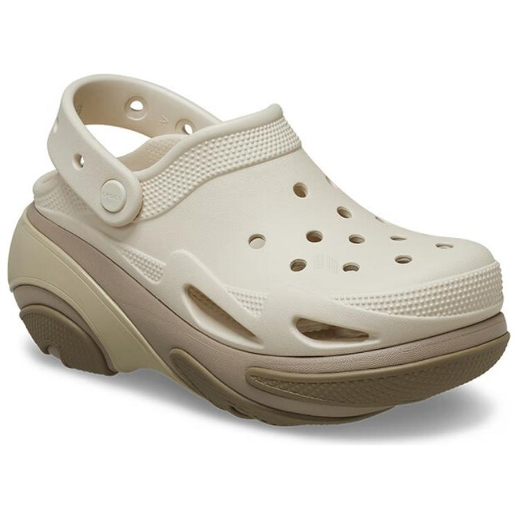 Lookbook Crocs Bubble Crush Clog 'Taupe' 210061-214