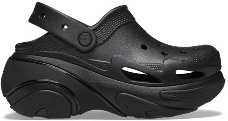 Crocs 泡沫厚底拖鞋“三重黑” 210061-0WC Order Crocs 泡沫厚底拖鞋“三重黑” 210061-0WC