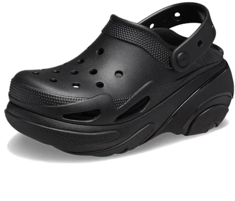 Crocs 泡沫厚底拖鞋“三重黑” 210061-0WC Lookbook Crocs 泡沫厚底拖鞋“三重黑” 210061-0WC