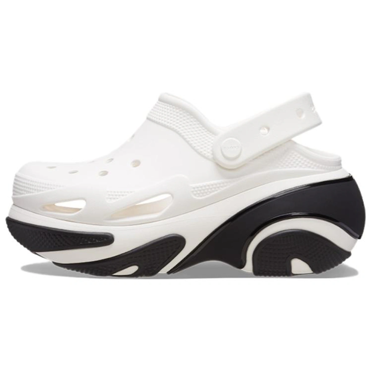 Crocs Bubble Crush Clog White Black