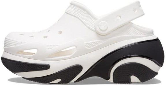 Crocs 泡泡厚底拖鞋 白黑配色 210061-100 Buy Crocs 泡泡厚底拖鞋 白黑配色 210061-100