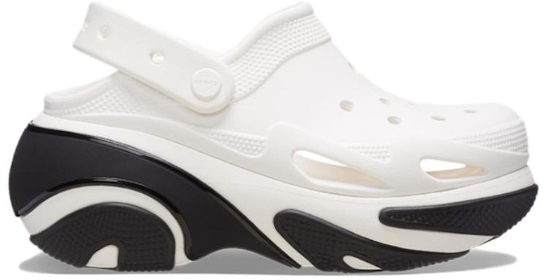 Crocs Bubble Crush Zueco Blanco Negro 210061-100 Order Crocs Bubble Crush Zueco Blanco Negro 210061-100