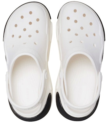 Crocs Bubble Crush Clog White Black 210061-100 Order Crocs Bubble Crush Clog White Black 210061-100