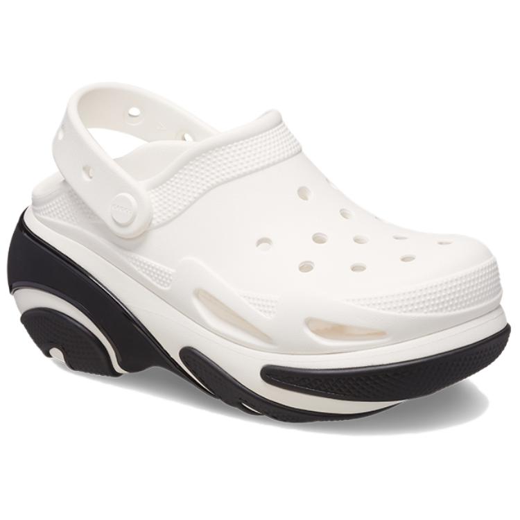 Purchase Crocs Bubble Crush Zueco Blanco Negro 210061-100