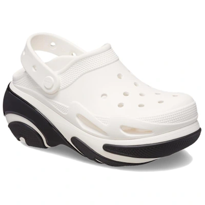 Crocs Bubble Crush Clog White Black