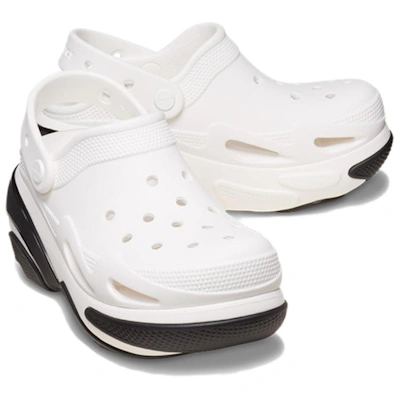 Crocs Bubble Crush Clog White Black