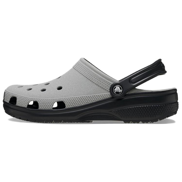 Crocs Casual Fashion Clogs Black Grey Shoes 211282-001