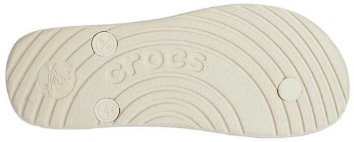 Purchase Crocs卡樂齊 時尚百搭 橡膠底 防滑人字拖鞋 男女同款 骨白色