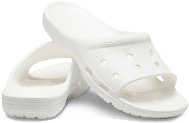 Crocs CCrocs Classic Clog Casual Unisex White Slippers 205315-100 Shop Crocs CCrocs Classic Clog Casual Unisex White Slippers 205315-100