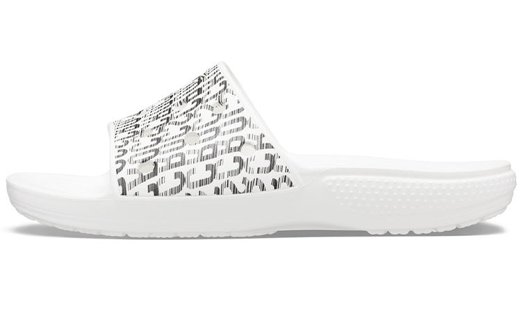 Crocs Classic 'Logo Pattern White' 206124-103