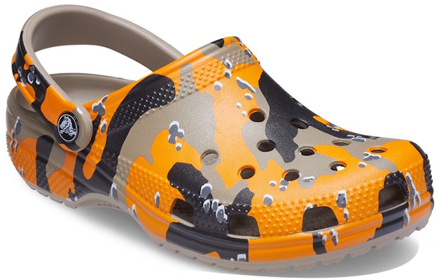 Crocs卡駱馳 Classic 戶外沙灘 洞洞運動涼鞋 橙彩色 Lookbook Crocs卡駱馳 Classic 戶外沙灘 洞洞運動涼鞋 橙彩色
