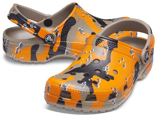 Crocs卡駱馳 Classic 戶外沙灘 洞洞運動涼鞋 橙彩色 Shop Crocs卡駱馳 Classic 戶外沙灘 洞洞運動涼鞋 橙彩色
