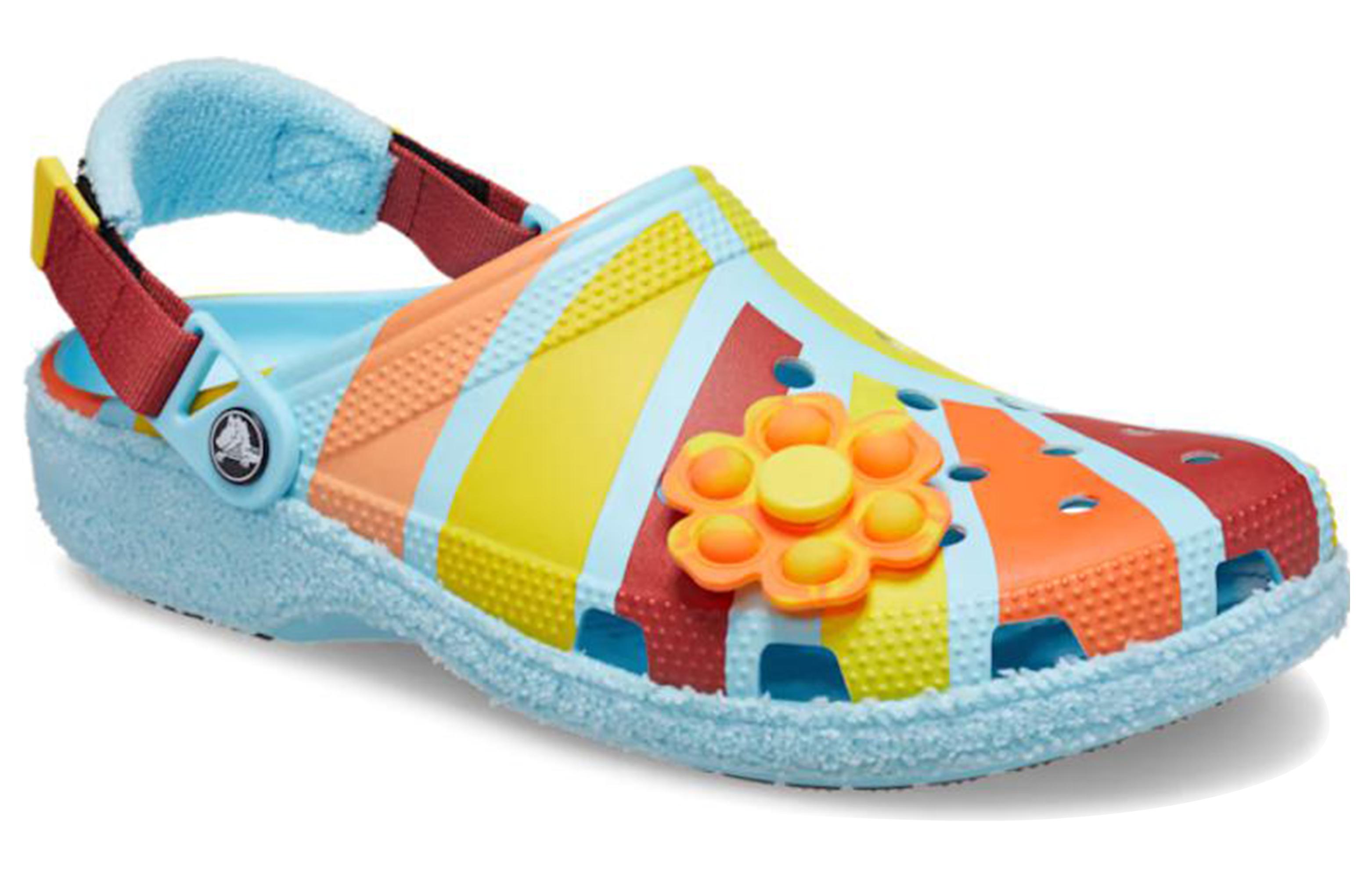 Lookbook Crocs Classic Adjustable Clog Zen Garden in Spugna Terry 208926-4LE
