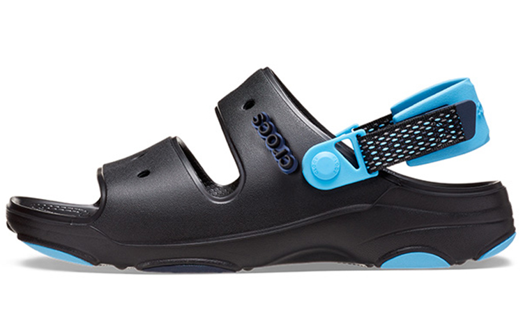 Crocs Classic All-Terrain Sandal 'Black Light Blue' 207711-0ZQ
