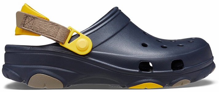 Crocs经典全地形拖鞋'海军蓝黄' 206340-4LH Order Crocs经典全地形拖鞋'海军蓝黄' 206340-4LH