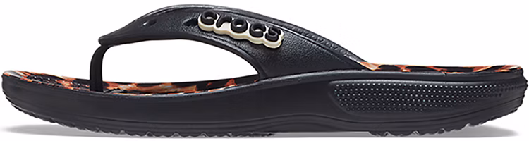 Crocs Classic animal Flip-Flops Unisex Leopard print 'Black Leopard' 207872-0CU Crocs Classic animal Flip-Flops Unisex Leopard print 'Black Leopard' 207872-0CU