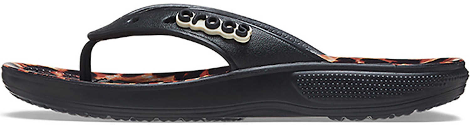 Crocs Classic animal Flip-Flops Unisex Leopard print 'Black Leopard' 207872-0CU Buy Crocs Classic animal Flip-Flops Unisex Leopard print 'Black Leopard' 207872-0CU