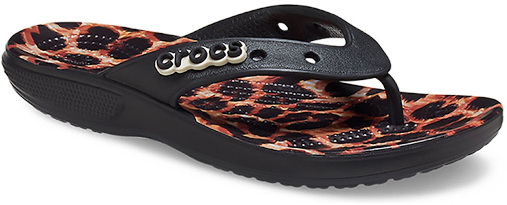 Crocs Classic animal Flip-Flops Unisex Leopard print 'Black Leopard' 207872-0CU Lookbook Crocs Classic animal Flip-Flops Unisex Leopard print 'Black Leopard' 207872-0CU