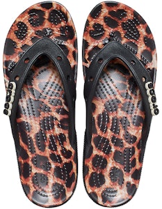 크록스 클래식 레오파드 플립플랍 (블랙) 207872-0CU Shop 크록스 클래식 레오파드 플립플랍 (블랙) 207872-0CU