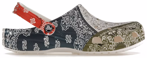 Crocs Classic Bandana Clogs 'Green Blue Red' 206871-90H Crocs Classic Bandana Clogs 'Green Blue Red' 206871-90H