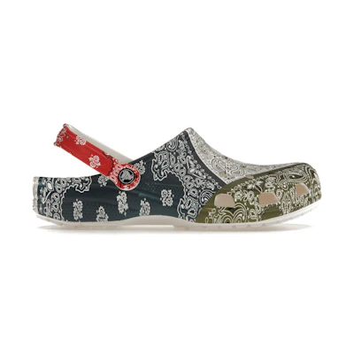 Crocs Classic Bandana Clogs 'Green Blue Red'