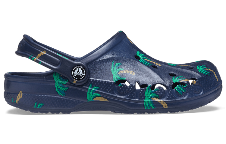 Order Crocs经典Baya椰子树蓝色洞洞鞋 206230-410