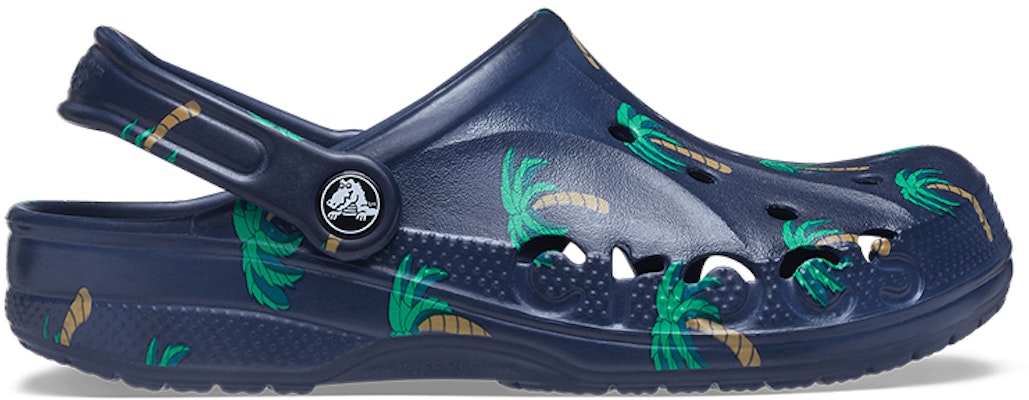 Crocs经典Baya椰子树蓝色洞洞鞋 206230-410 Order Crocs经典Baya椰子树蓝色洞洞鞋 206230-410