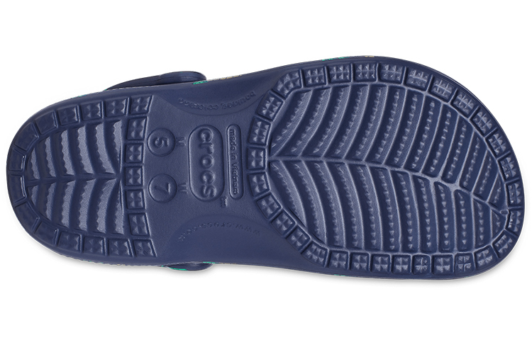 Sizing Crocs经典Baya椰子树蓝色洞洞鞋 206230-410