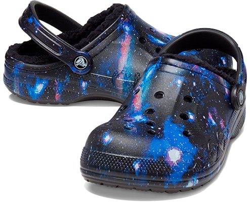 Crocs Classic Baya Lined Clog 'Black Blue' 205975-0C4 Shop Crocs Classic Baya Lined Clog 'Black Blue' 205975-0C4