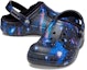 Shop Crocs Classic Baya Lined Clog 'Hitam Biru' 205975-0C4